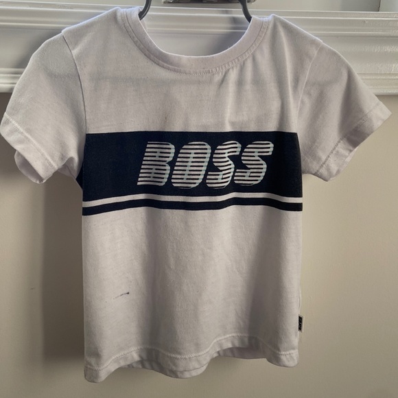 Hugo Boss toddler tshirt White logo printed tee - Picture 1 of 6